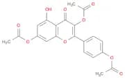 4H-1-Benzopyran-4-one, 3,7-bis(acetyloxy)-2-[4-(acetyloxy)phenyl]-5-hydroxy-