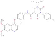 5-Pyrimidinecarboxamide, N-[4-[(6,7-dimethoxy-4-quinolinyl)oxy]-3-fluorophenyl]-3-(4-fluorophenyl)…