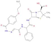 4-Thia-1-azabicyclo[3.2.0]heptane-2-carboxylic acid, 3,3-dimethyl-7-oxo-6-[[phenyl[[[(4-propoxyben…