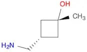 Cyclobutanol, 3-(aminomethyl)-1-methyl-, cis-