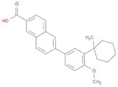 2-Naphthalenecarboxylic acid, 6-[4-methoxy-3-(1-methylcyclohexyl)phenyl]-