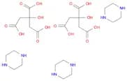 Piperazine, 2-hydroxy-1,2,3-propanetricarboxylate (3:2)
