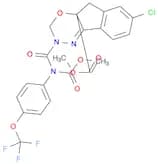 Indeno[1,2-e][1,3,4]oxadiazine-4a(3H)-carboxylic acid, 7-chloro-2,5-dihydro-2-[[(methoxycarbonyl)[…
