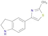 5-(2-methyl-1,3-thiazol-4-yl)-2,3-dihydro-1H-indole