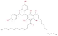 1-Dodecanone, 1,1'-[5-[3,4-dihydro-7-hydroxy-2-(4-hydroxyphenyl)-2H-1-benzopyran-4-yl]-2,4,6-trihy…