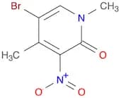 2(1H)-Pyridinone, 5-bromo-1,4-dimethyl-3-nitro-