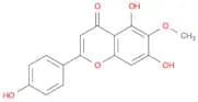 4H-1-Benzopyran-4-one, 5,7-dihydroxy-2-(4-hydroxyphenyl)-6-methoxy-