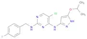 5-Chloro-N2-(4-fluorobenzyl)-N4-(5-isopropoxy-1H-pyrazol-3-yl)pyrimidine-2,4-diamine