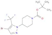 tert-Butyl 4-(4-bromo-5-(trifluoromethyl)-1H-pyrazol-1-yl)piperidine-1-carboxylate