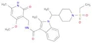 1H-Indole-3-carboxamide, N-[(1,2-dihydro-4-methoxy-6-methyl-2-oxo-3-pyridinyl)methyl]-1-[1-[1-(eth…