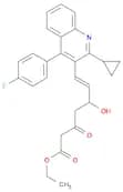 Ethyl (e)-7-[4-(4'-fluorophenyl)-2-(cyclopropyl)-3-quinolinyl]-5-hydroxy-3-oxo-6-heptenoate