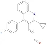 (E)-3-[2-Cyclopropyl-4-(4-fluorophenyl)-3-quinolinyl]-2-propenal