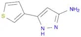5-(Thiophen-3-yl)-1H-pyrazol-3-amine