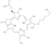 3-Phorbinepropanoic acid, 14-ethyl-9-[1-(hexyloxy)ethyl]-4,8,13,18-tetramethyl-20-oxo-, (3S,4S)-
