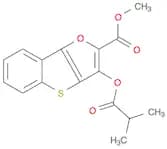[1]Benzothieno[3,2-b]furan-2-carboxylic acid, 3-(2-methyl-1-oxopropoxy)-, methyl ester