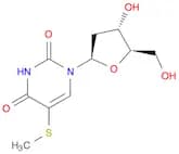 Uridine, 2'-deoxy-5-(methylthio)-