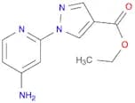 Ethyl 1-(4-aminopyridin-2-yl)-1H-pyrazole-4-carboxylate