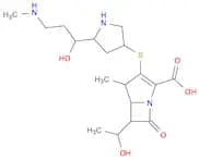 1-Azabicyclo[3.2.0]hept-2-ene-2-carboxylic acid, 6-[(1R)-1-hydroxyethyl]-3-[[(3S,5S)-5-[(1R)-1-hyd…