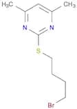 Pyrimidine, 2-[(4-bromobutyl)thio]-4,6-dimethyl-