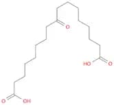 Heptadecanedioic acid, 9-oxo-