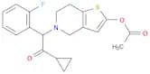 2-[2-(Acetyloxy)-6,7-dihydrothieno[3,2-c]pyridin-5(4H)-yl]-1-cyclopropyl-2-(2-fluorophenyl)ethanone