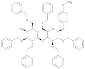 β-D-Glucopyranoside, 4-methoxyphenyl 2,3,6-tris-O-(phenylmethyl)-4-O-[2,3,6-tris-O-(phenylmethyl)-…