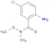 2-Amino-5-chloro-N-methoxy-N-methylbenzamide