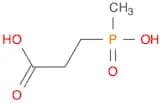 3-[hydroxy(methyl)phosphoryl]propanoic acid