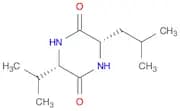 2,5-Piperazinedione, 3-(1-methylethyl)-6-(2-methylpropyl)-, (3S,6S)-