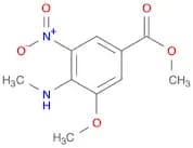 Benzoic acid, 3-methoxy-4-(methylamino)-5-nitro-, methyl ester