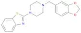 2-{4-[(1,3-dioxaindan-5-yl)methyl]piperazin-1-yl}-1,3-benzothiazole
