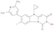 Pyrimido[1,6-a]benzimidazole-1,3(2H,5H)-dione, 5-cyclopropyl-7-(2,6-dimethyl-4-pyridinyl)-8-fluoro…