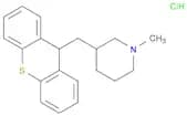 Piperidine, 1-methyl-3-(9H-thioxanthen-9-ylmethyl)-, hydrochloride (1:1)