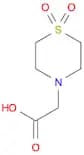 4-Thiomorpholineacetic acid, 1,1-dioxide