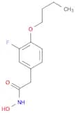 Benzeneacetamide, 4-butoxy-3-fluoro-N-hydroxy-