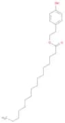 Hexadecanoic acid, 2-(4-hydroxyphenyl)ethyl ester