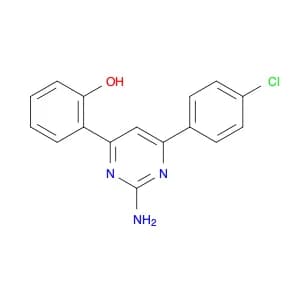 Phenol, 2-[2-amino-6-(4-chlorophenyl)-4-pyrimidinyl]-