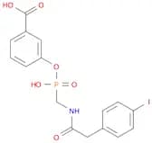 Benzoic acid, 3-[[hydroxy[[[2-(4-iodophenyl)acetyl]amino]methyl]phosphinyl]oxy]-