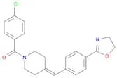 Methanone, (4-chlorophenyl)[4-[[4-(4,5-dihydro-2-oxazolyl)phenyl]methylene]-1-piperidinyl]-