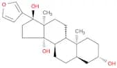 24-​Norchola-​20,​22-​diene-​3,​14,​17-​triol, 21,​23-​epoxy-​, (3β,​5β,​14β)​-