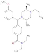 4-[(R)-[(2S,5R)-2,5-Dimethyl-4-(2-propen-1-yl)-1-piperazinyl](3-methoxyphenyl)methyl]-N,N-diethylb…