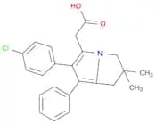 1H-Pyrrolizine-5-acetic acid, 6-(4-chlorophenyl)-2,3-dihydro-2,2-dimethyl-7-phenyl-