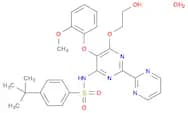 4-tert-butyl-N-[6-(2-hydroxyethoxy)-5-(2-methoxyphenoxy)-2-(pyrimidin-2-yl)pyrimidin-4-yl]benzene-…