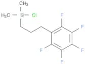 Benzene, 1-[3-(chlorodimethylsilyl)propyl]-2,3,4,5,6-pentafluoro-