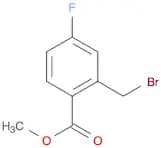 Benzoic acid, 2-(bromomethyl)-4-fluoro-, methyl ester