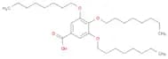 Benzoic acid, 3,4,5-tris(octyloxy)-