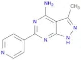 3-Methyl-6-(pyridin-4-yl)-1H-pyrazolo[3,4-d]pyrimidin-4-amine