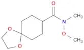 N-Methoxy-N-methyl-1,4-dioxaspiro[4.5]decane-8-carboxamide
