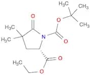 (S)-4,4-Dimethyl-5-oxo-pyrrolidine-1,2-dicarboxylic acid 1-tert-butyl ester 2-ethyl ester