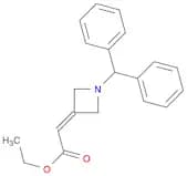 Acetic acid, 2-[1-(diphenylmethyl)-3-azetidinylidene]-, ethyl ester